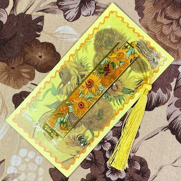 Закладка метал "Творчість. Соняшники №1" 0413 &mdash; основне фото товару