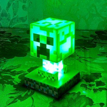 Лампа интерьерная "Крипер" из Minecraft 1976 &mdash; основное фото товара