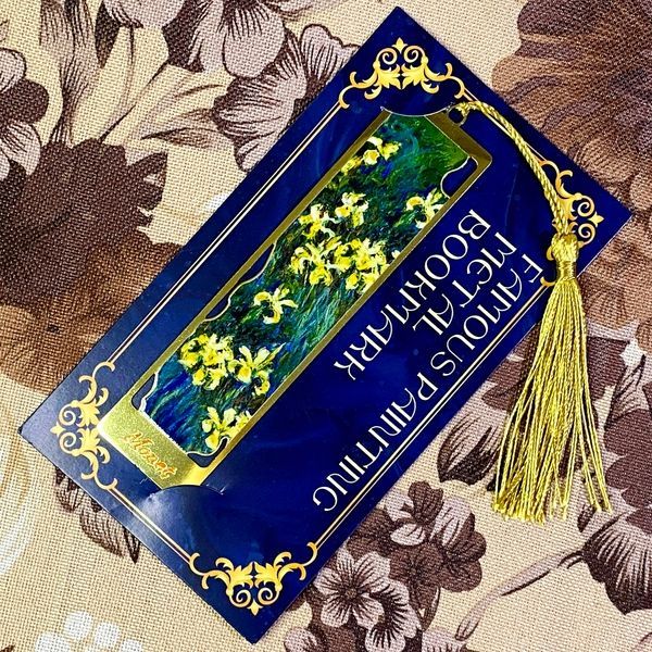 Закладка метал "Творчість. Жовті Іриси" 1384 &mdash; основне фото товару