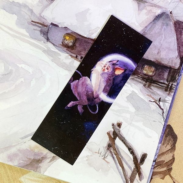 Книга "Ночь перед Рождеством (комплект з шопером, закладкою та стікерами)". Микола Гоголь. Оксана Вікторова 0962 &mdash; основне фото товару