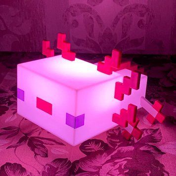 Лампа интерьерная "Аксолотль" из Minecraft 1888 &mdash; основное фото товара