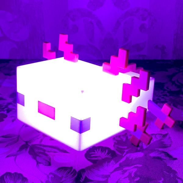 Лампа інтер'єрна "Аксолотль" з Minecraft 1888 &mdash; основне фото товару