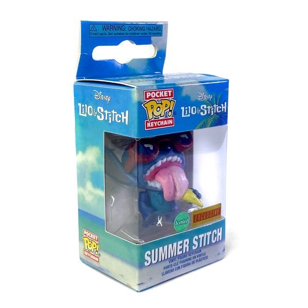 Брелок Funko Pocket POP! "Летний Стич" из Лило и Стича 1409 &mdash; основное фото товара