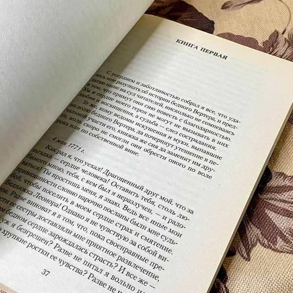Книга "Страдания юного Вертера". Йоганн Вольфганг фон Ґете 1078 &mdash; основне фото товару