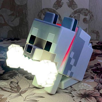 Лампа интерьерная "Волк с костью" из Minecraft 2017 &mdash; основное фото товара