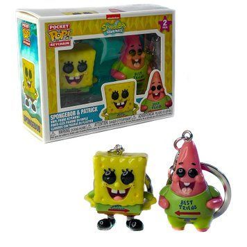 Набір брелоків Funko Pocket POP! "Найкращі друзі. Губка Боб і Патрік" з Губки Боба Квадратні Штани 1369 &mdash; основне фото товару