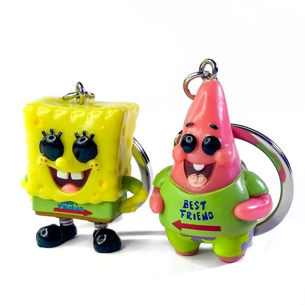 Набор брелоков Funko Pocket POP! "Лучшие друзья. Губка Боб и Патрик" из Губки Боба Квадратные Штаны 1369 &mdash; основное фото товара