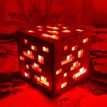 Лампа інтер'єрна "Редстоунова Руда" з Minecraft 2018 &mdash; основне фото товару