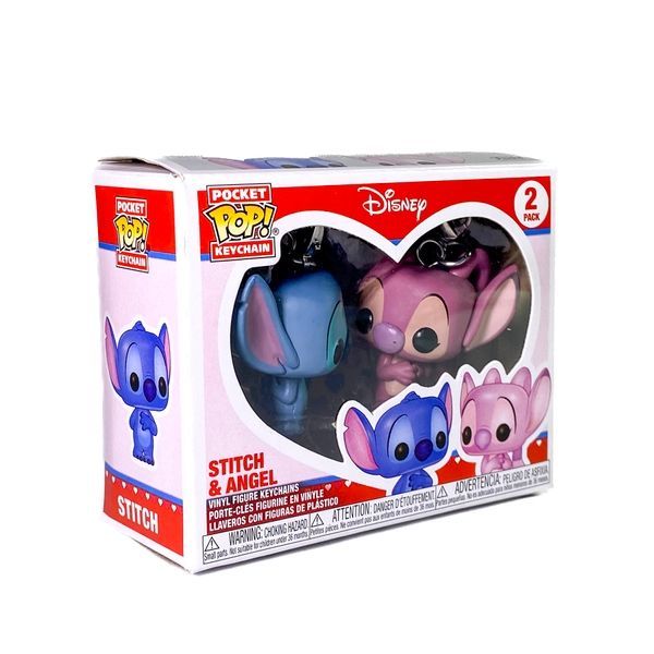 Набор брелоков Funko Pocket POP! "Стич и Ангел" из Лило и Стича 1418 &mdash; основное фото товара